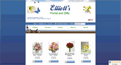 Desktop Screenshot of elliottsfloristandgifts.com